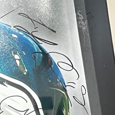 LOT 98L: Two Philadelphia Eagles Pictures with Multiple Signatures - Connor Barwin, DeMeco Ryans, Jon Dorenbos, Marcus Smith and More