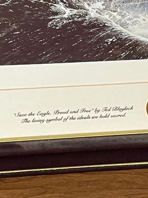 LOT 99L: Signed Print - Ted Blaylock - "Save the Eagle, Proud and Free"