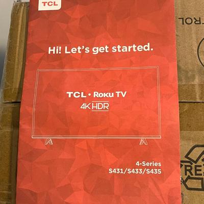 LOT 102W: TCL 43" S431 4K HDR Roku TV