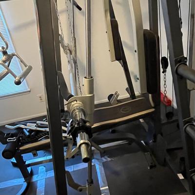 LOT 104W: Marcy Smith Machine Weightlifting Equipment - Model MG-9010G