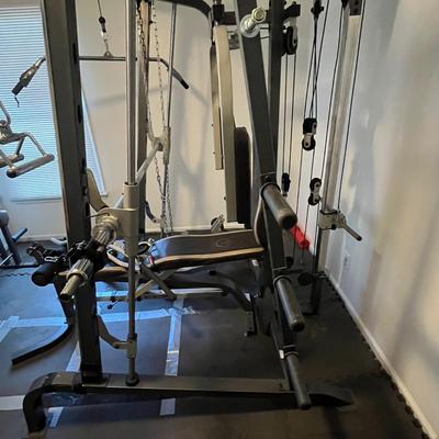 LOT 104W: Marcy Smith Machine Weightlifting Equipment - Model MG-9010G