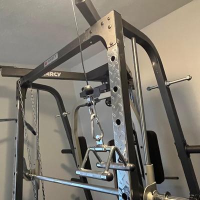 LOT 104W: Marcy Smith Machine Weightlifting Equipment - Model MG-9010G