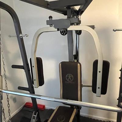 LOT 104W: Marcy Smith Machine Weightlifting Equipment - Model MG-9010G