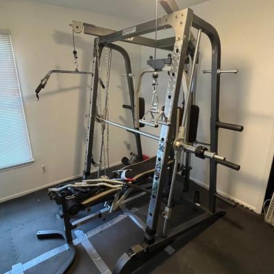 LOT 104W: Marcy Smith Machine Weightlifting Equipment - Model MG-9010G