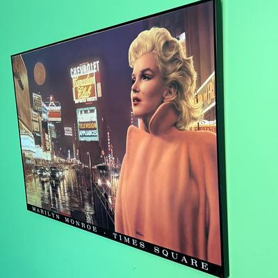 LOT 107B: Home Decor - Marilyn Monroe Poster, Tinkerbell Windchimes and More