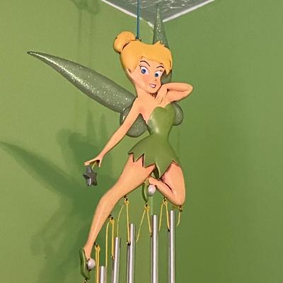 LOT 107B: Home Decor - Marilyn Monroe Poster, Tinkerbell Windchimes and More