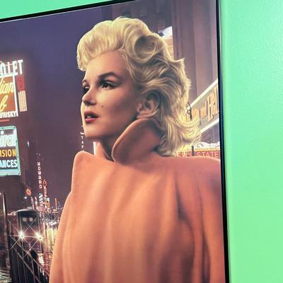 LOT 107B: Home Decor - Marilyn Monroe Poster, Tinkerbell Windchimes and More