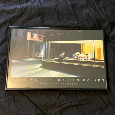 LOT 107B: Home Decor - Marilyn Monroe Poster, Tinkerbell Windchimes and More