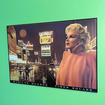 LOT 107B: Home Decor - Marilyn Monroe Poster, Tinkerbell Windchimes and More