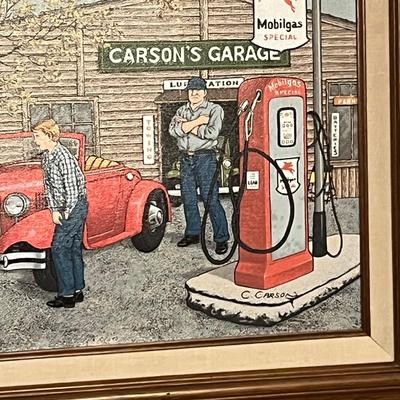 LOT 108B: Three Framed Charles Carson Prints