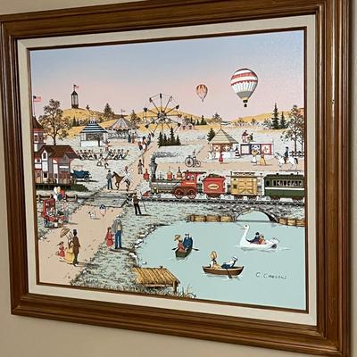 LOT 108B: Three Framed Charles Carson Prints