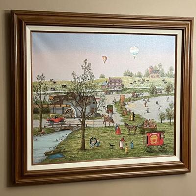 LOT 108B: Three Framed Charles Carson Prints