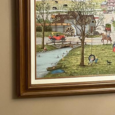 LOT 108B: Three Framed Charles Carson Prints