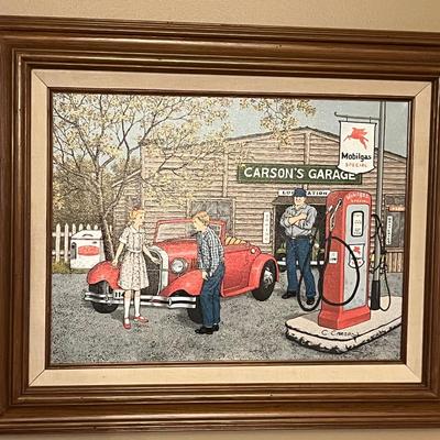 LOT 108B: Three Framed Charles Carson Prints