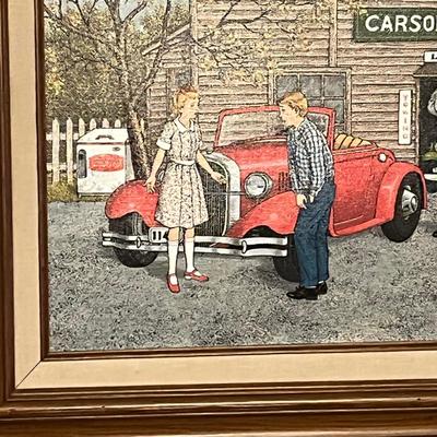 LOT 108B: Three Framed Charles Carson Prints