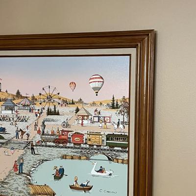 LOT 108B: Three Framed Charles Carson Prints