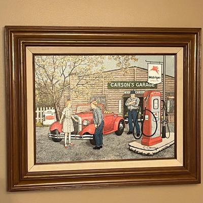 LOT 108B: Three Framed Charles Carson Prints