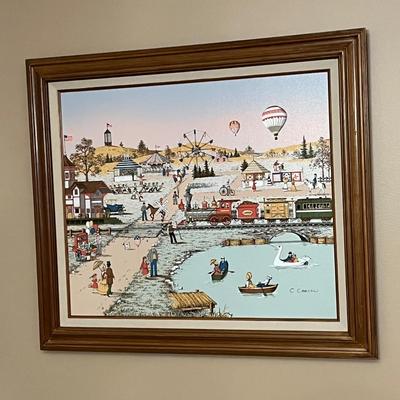 LOT 108B: Three Framed Charles Carson Prints