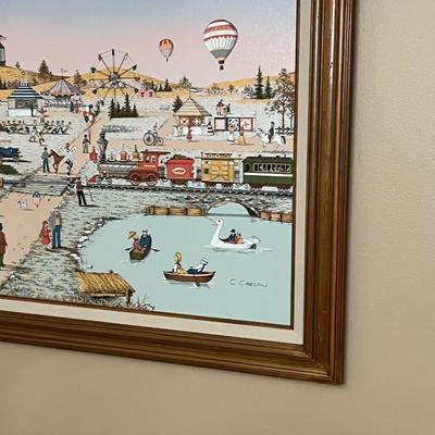 LOT 108B: Three Framed Charles Carson Prints