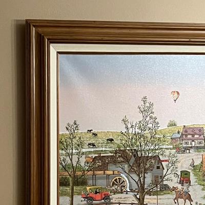 LOT 108B: Three Framed Charles Carson Prints