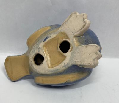 Large Ceramic Pottery Blue Bird Baby Birdie figurine Statue inside or outside