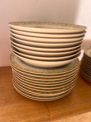 Huge Vintage Lot of Meito Fine China with Serving Pieces