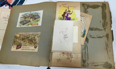 Vintage Scrapbook pages
