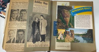 Vintage Scrapbook pages