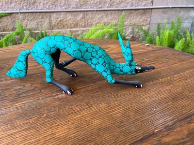 Antonio Carrillo Signed Dog Figure 17.5" long