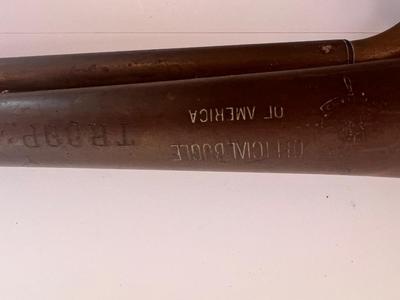 Lot of Two Vintage Brass Musical Horns