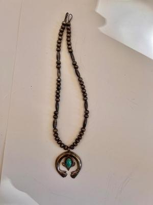 Sale Photo Thumbnail #202: Chain 14.5" long, Naja Helping Hands Necklace