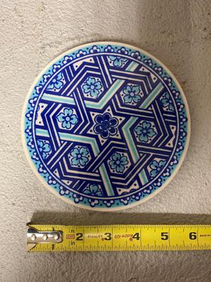 Plates & trivet from around the world