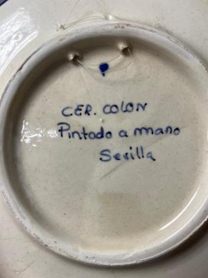 Plates & trivet from around the world