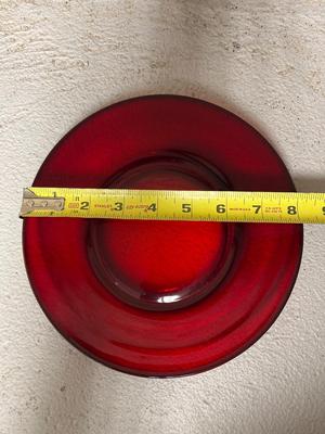 Collector plates & ruby red plates