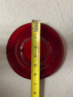 Collector plates & ruby red plates