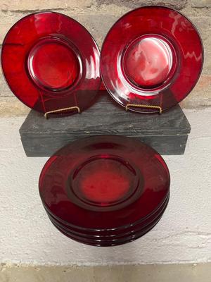 Collector plates & ruby red plates