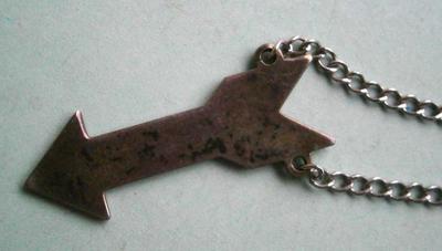 JEWLART Sterling Silver Arrow Pendant
