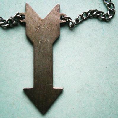 JEWLART Sterling Silver Arrow Pendant