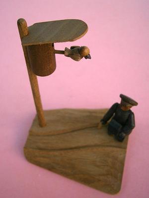 Pair of Vintage Miniature Dioramas