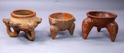 THREE "PRE COLUMBIAN" POTS - ONE PRICE FOR ALL THREE
