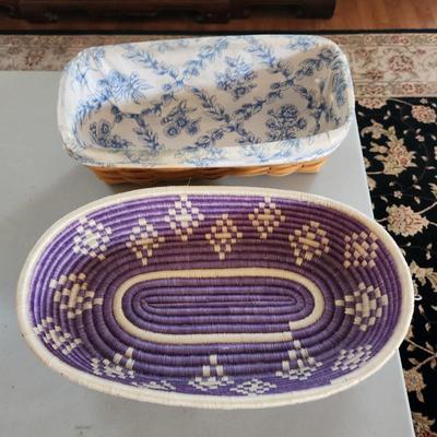 2 small Baskets Longaberger &