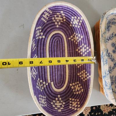 2 small Baskets Longaberger &