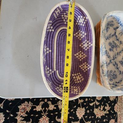 2 small Baskets Longaberger &