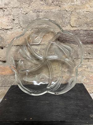Pressed glass & sweet little chipped teacup