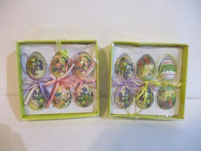 New Vintage Paper Mache Easter Eggs #126