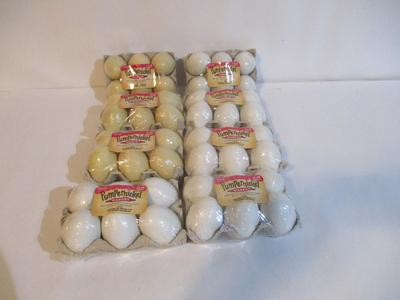 New Pumpernickel Market Faux Decorative Eggs With Carton #127