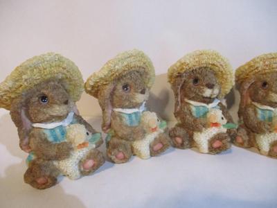 New Resin K's Collection Bunny Figures #128