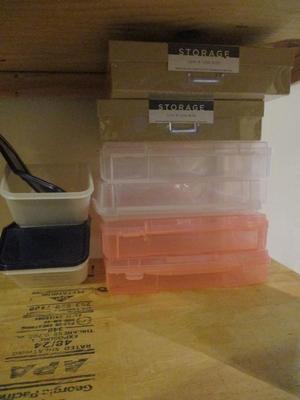 Storage Boxes Scrapbook Cases & Small Bins