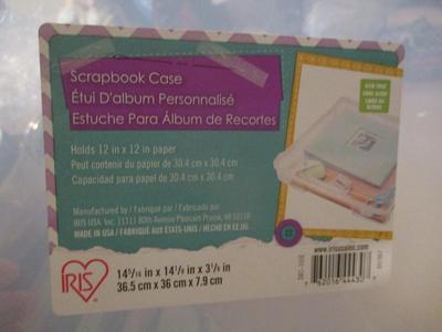 Storage Boxes Scrapbook Cases & Small Bins