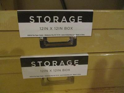 Storage Boxes Scrapbook Cases & Small Bins
